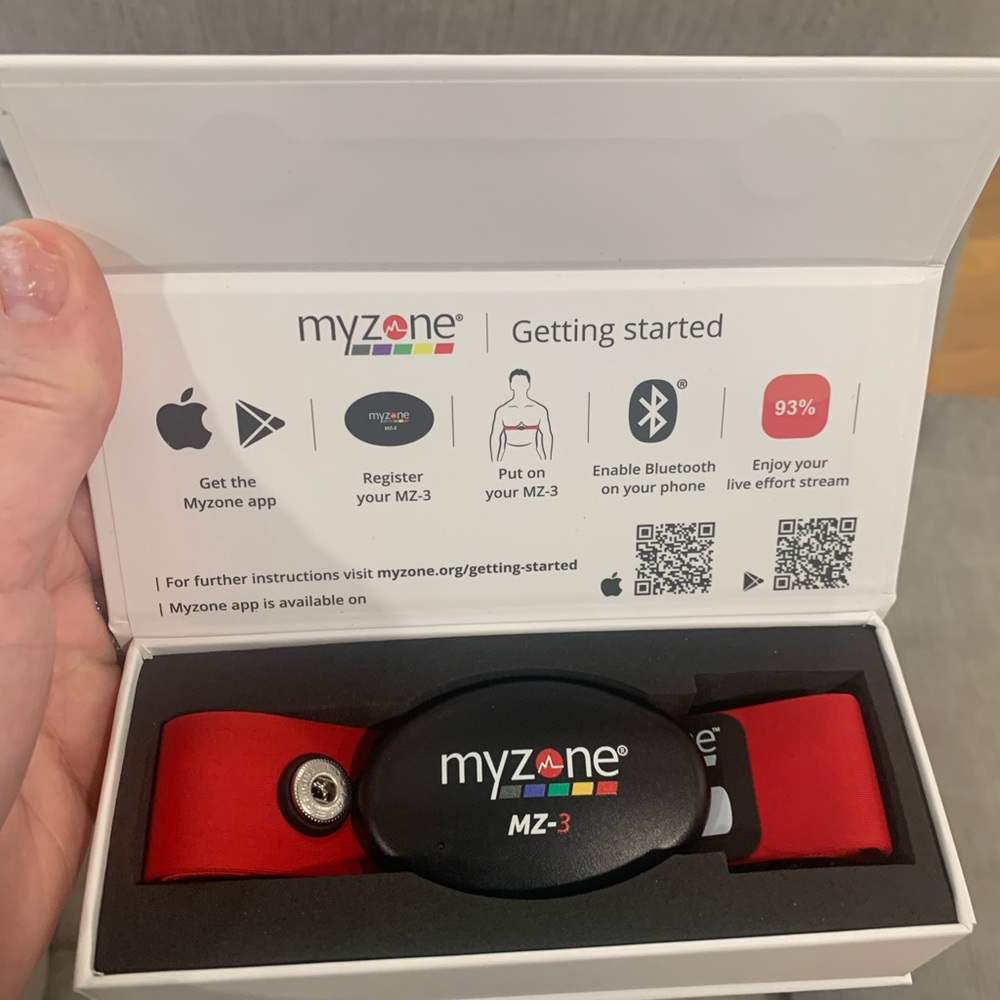 Myzone MZ-3 workout band